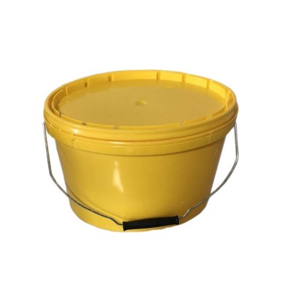 Plastic Buckets 5 Liter Coating Pails Oval Plastic Paint Barrels