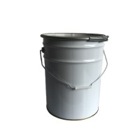 Round tin bucket Chemical Barrels 20 Liter Closed Tin Buckets With Hoop