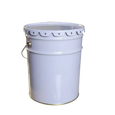 Chemical painting metal buckets 18L Flower Lid Round Metal Paint Tin Barrels