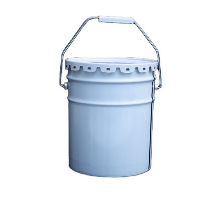 UN approved metal steel tin 5 gallon chemical paint oil bucket pail drum with lid