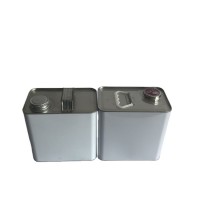 Engine Oil Tin Cans 2.5 Liter Engine Lubricating Oil Barrels, Closed Lubricating Oil Tin Boxes