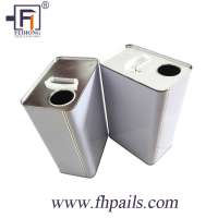 F-style Square Tin Can 1L/ 0.25Gallon for Glue/ Solvent/ Paint