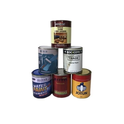 Metal pails Painting Cans 1L Closed Chemical Tin Boxes