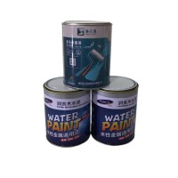 Round water paint tin cans 1 Liter Closed Paint Tin Boxes