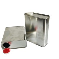 Engine Oil Tin Cans 2 Liter Engine Lubricating Oil tank, Closed Lubricating Oil Tin Boxes